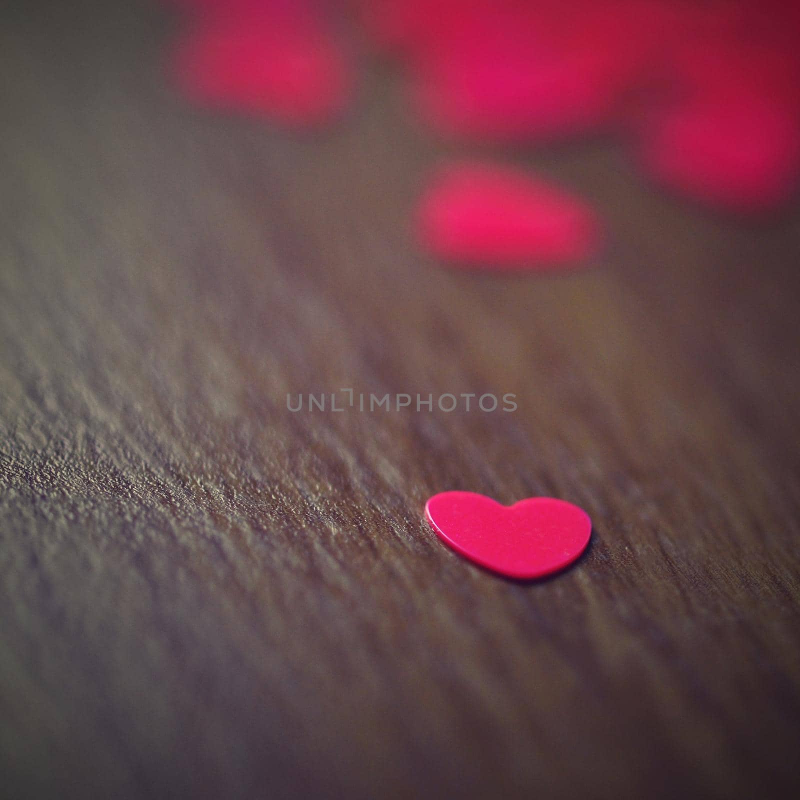 St. Valentines Day concept. Beautiful colorful abstract background with hearts. by Montypeter