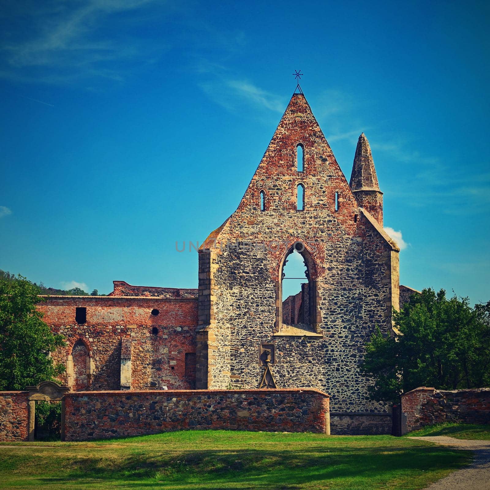 Rosa Coeli monastery in Dolni Kounice, Czech Republic-Europe