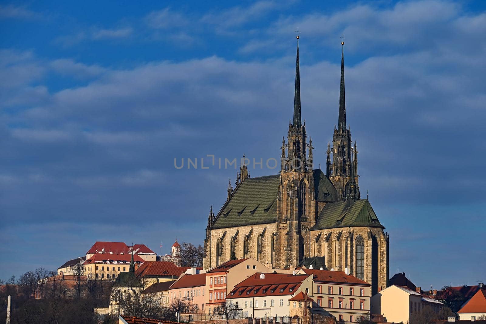 Petrov, Cathedral of St. Peter and Paul. City of Brno - Czech Republic - Europe.