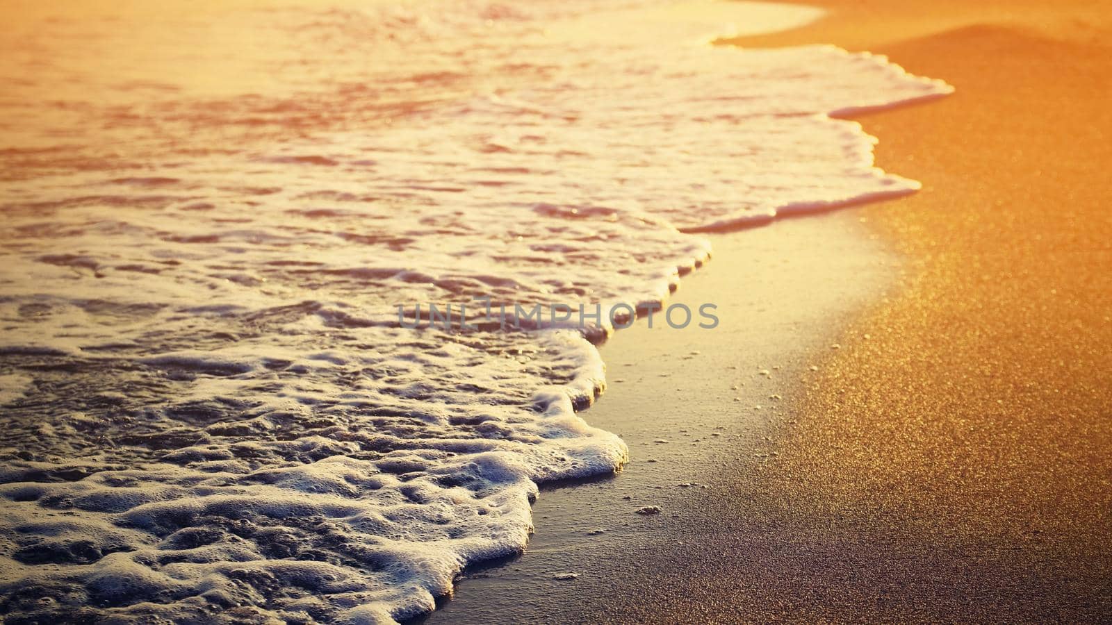 Beautiful clean sea and waves. Summer background for travel and holidays. Greece Crete.. Amazing scenery on the beach. 