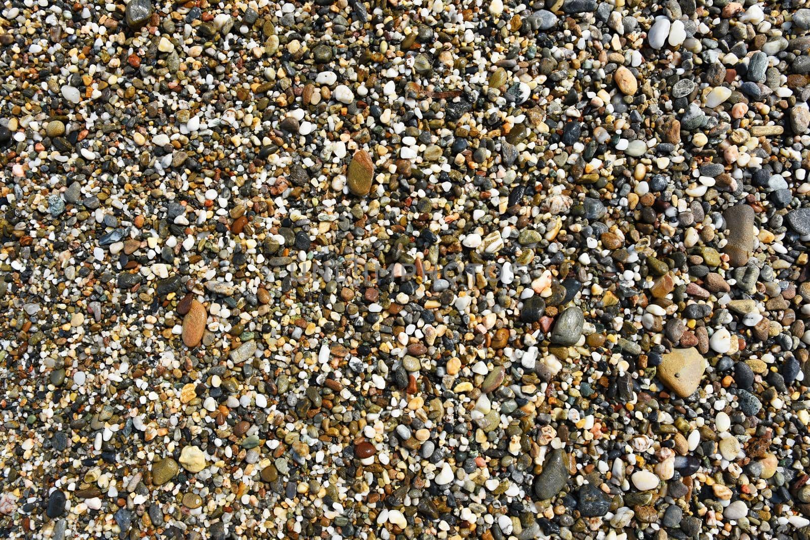 Abstract colorful background with small stones