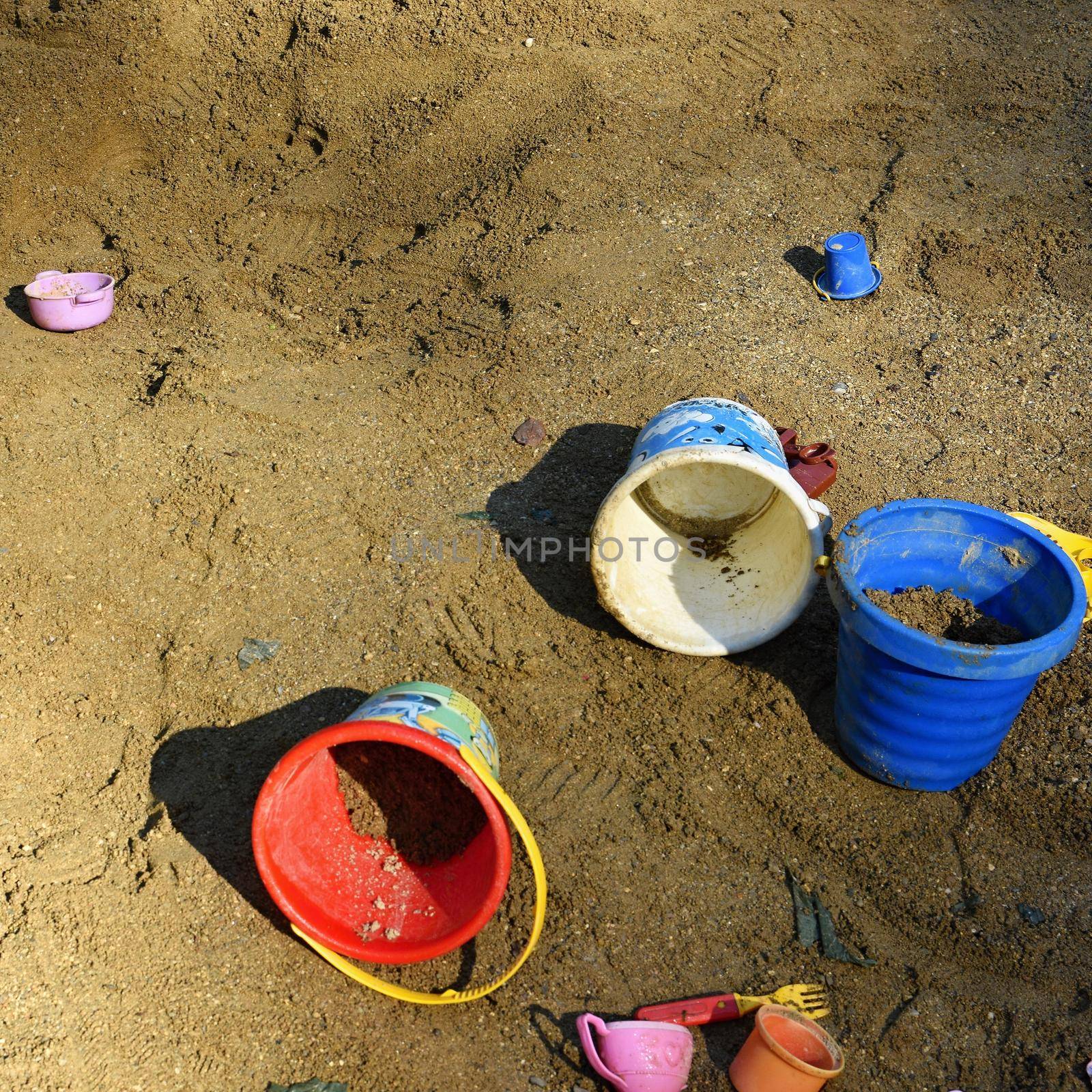 mud pies in the sandbox