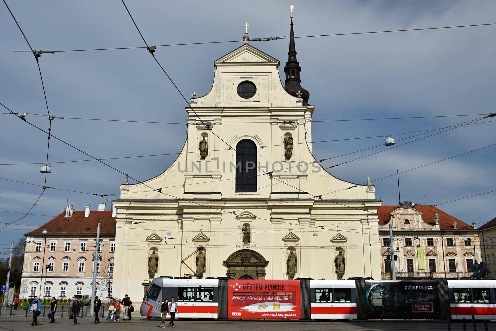 Brno April 22, 2016. Life in the city of Brno. Czech Republic Europe.