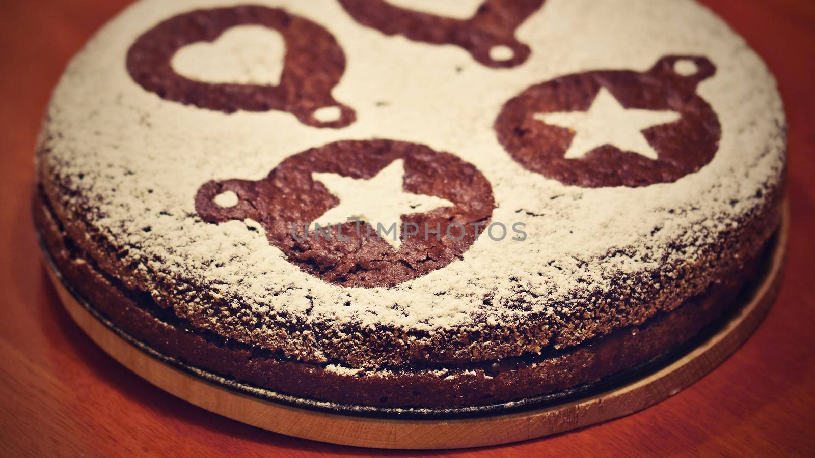 Homemade gingerbread cake