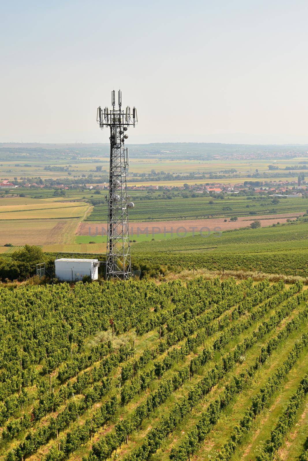 Telecommunication tower mast TV antennas wireless technology  by Montypeter