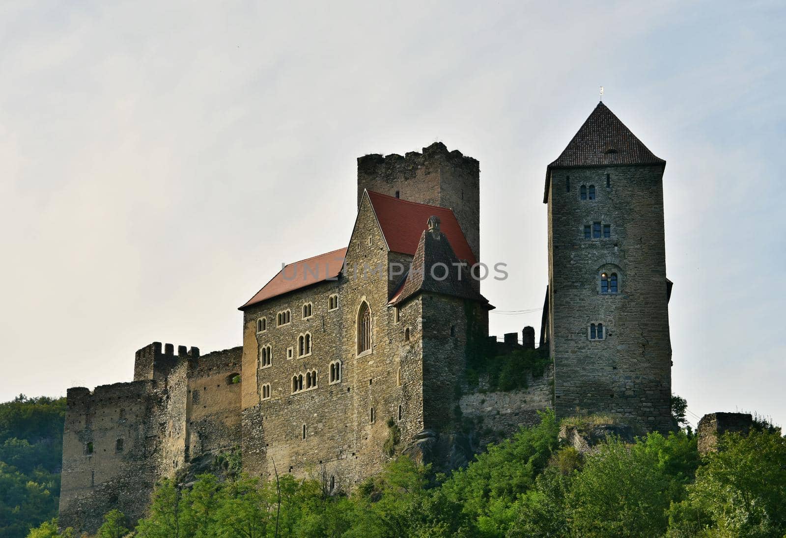 Herdegg. Beautiful old castle in the nice countryside of Austria. National Park Thaya Valley, Lower Austria - Europe. by Montypeter