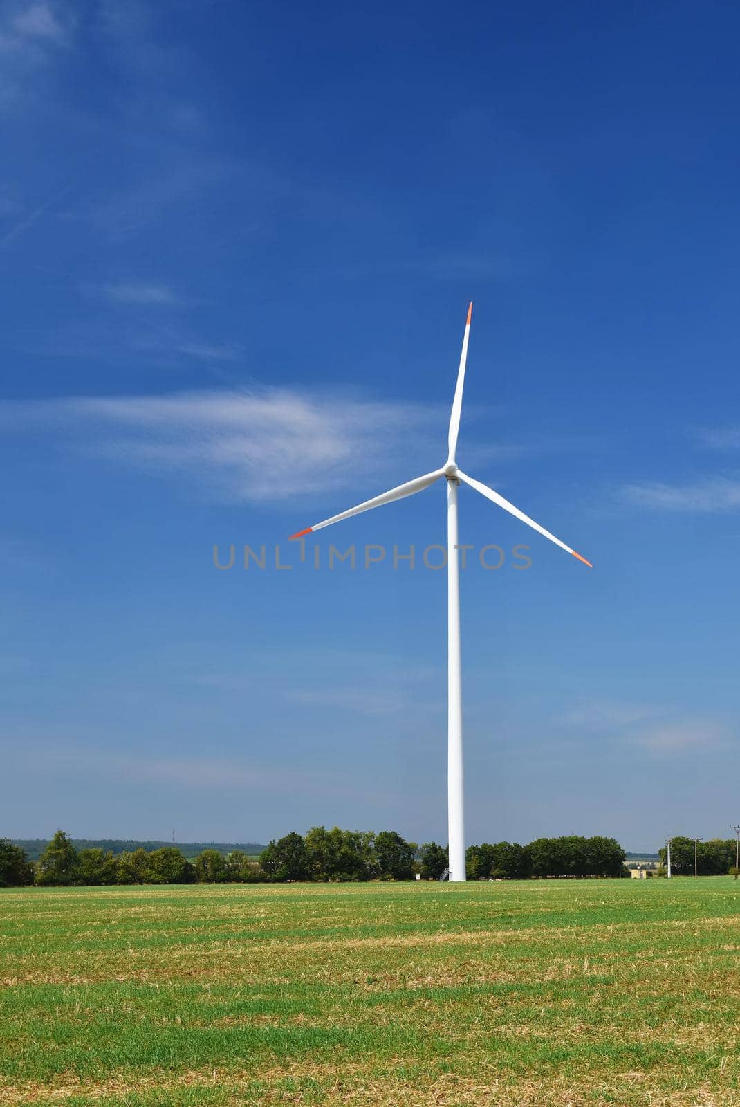 Eco power. Wind Turbine for alternative energy. by Montypeter