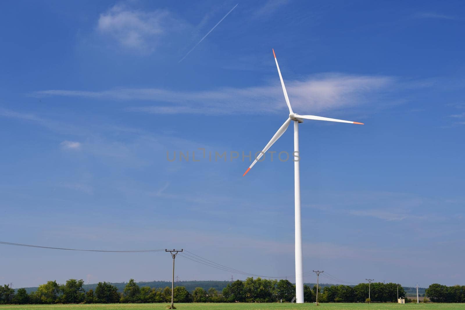 Eco power. Wind Turbine for alternative energy. by Montypeter
