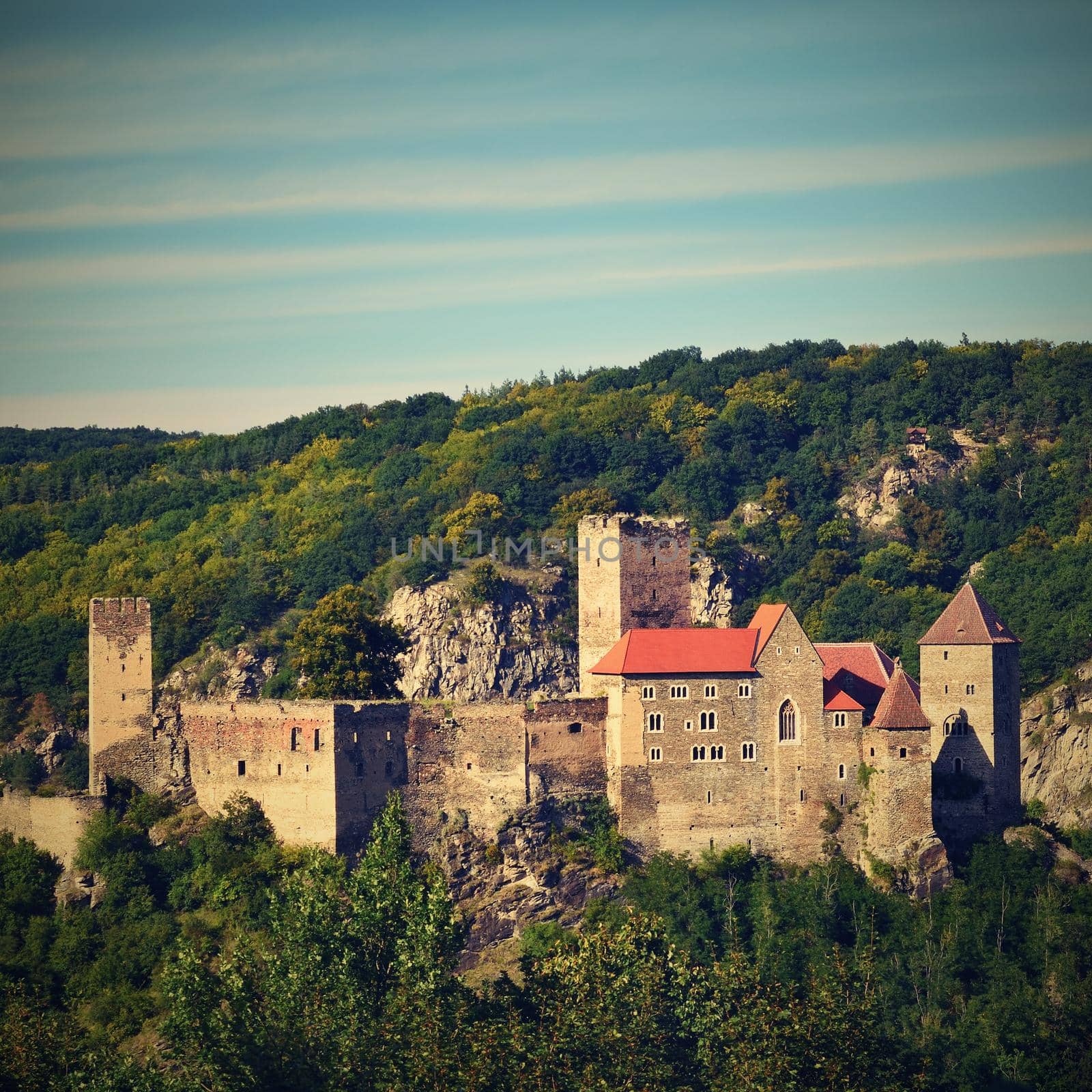 Hardegg Castle, National Park Thaya Valley, Lower Austria.