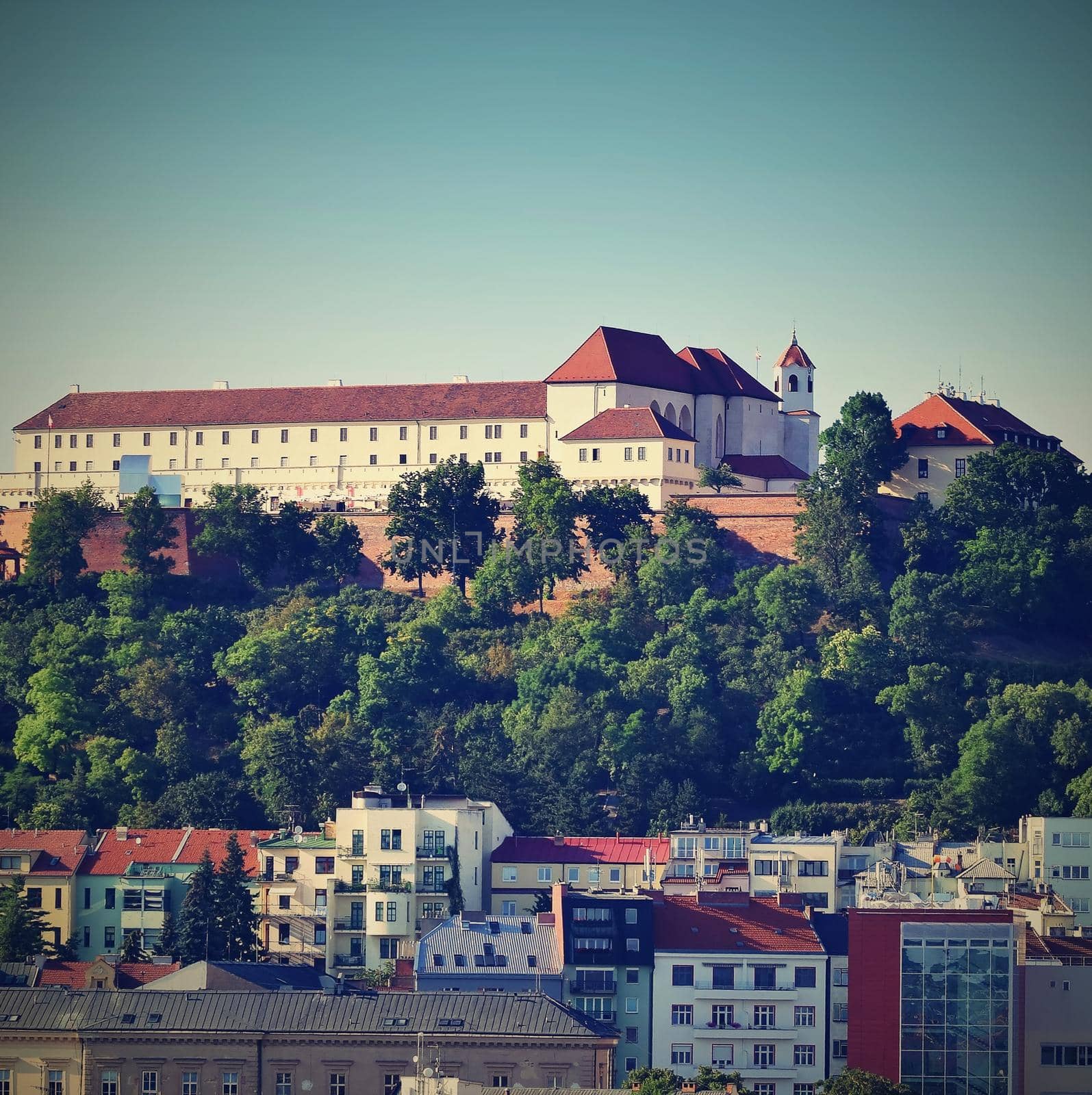 Spilberk castle, Brno - Central Europe, Czech Republic.Beautiful old castle in the city center. by Montypeter