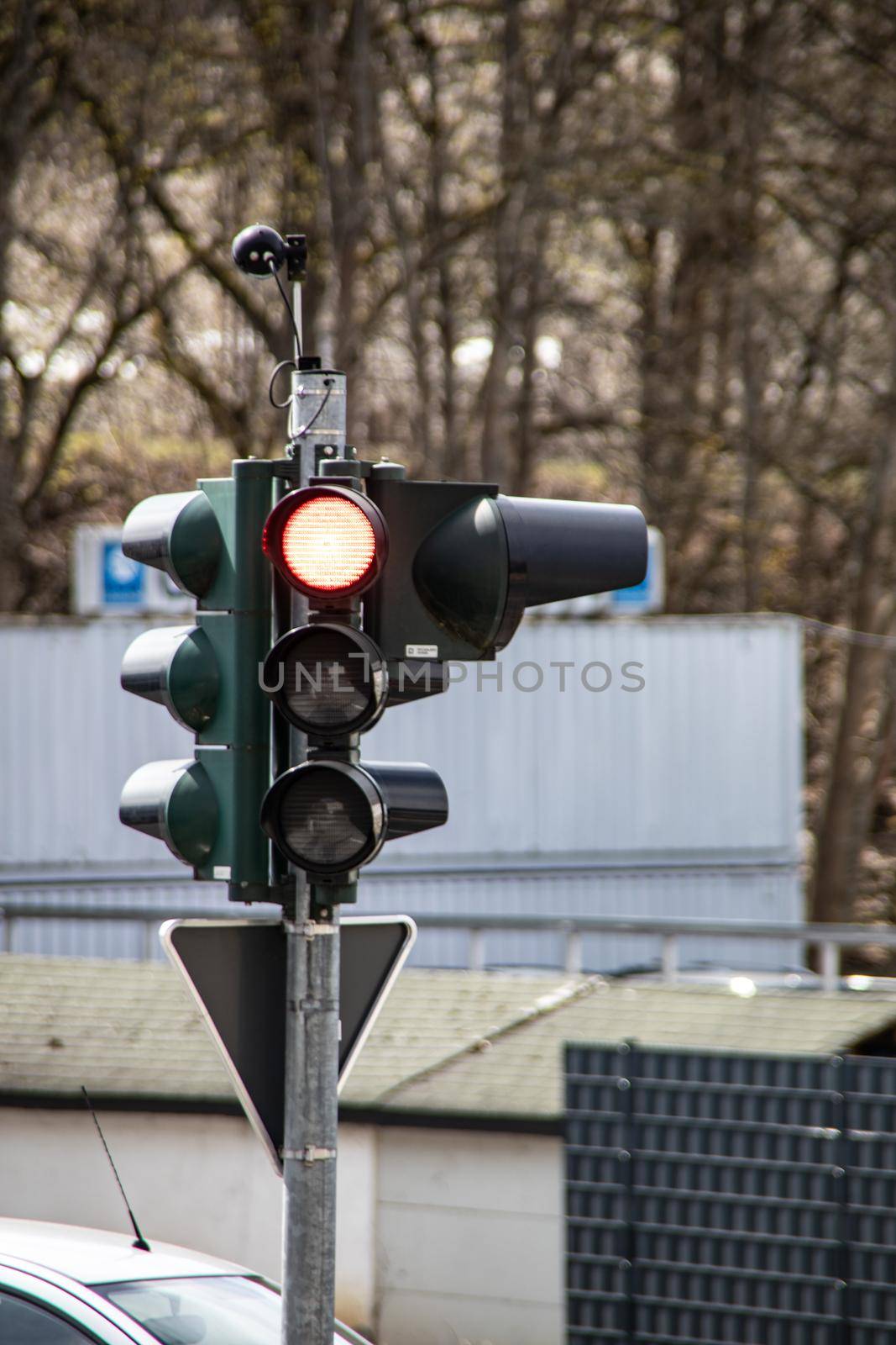 Traffic lights in road traffic for traffic control