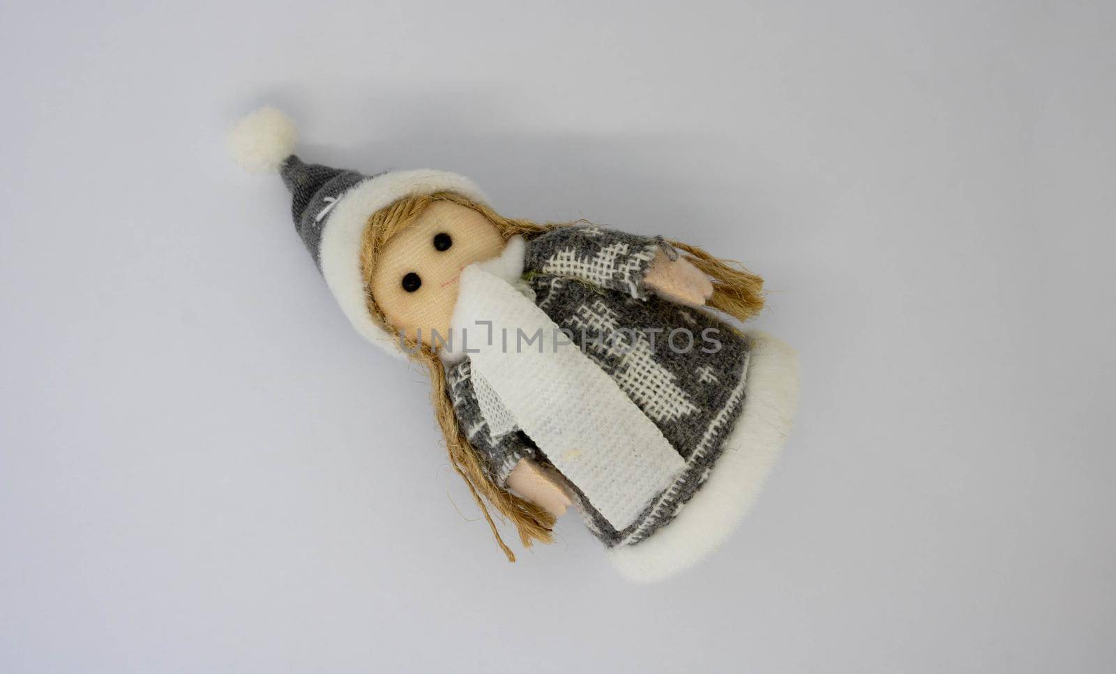 The figure of the Snow Maiden. Russian Snow Maiden.New Year's Concept.