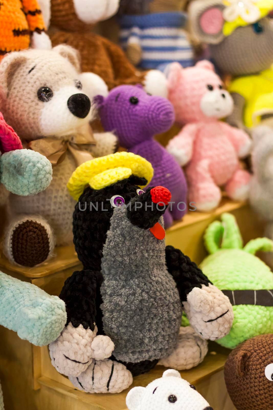 Knitted toys. Crocheted cute little animals. handmade toy, Plush Stuffed toys, Cute little animals 