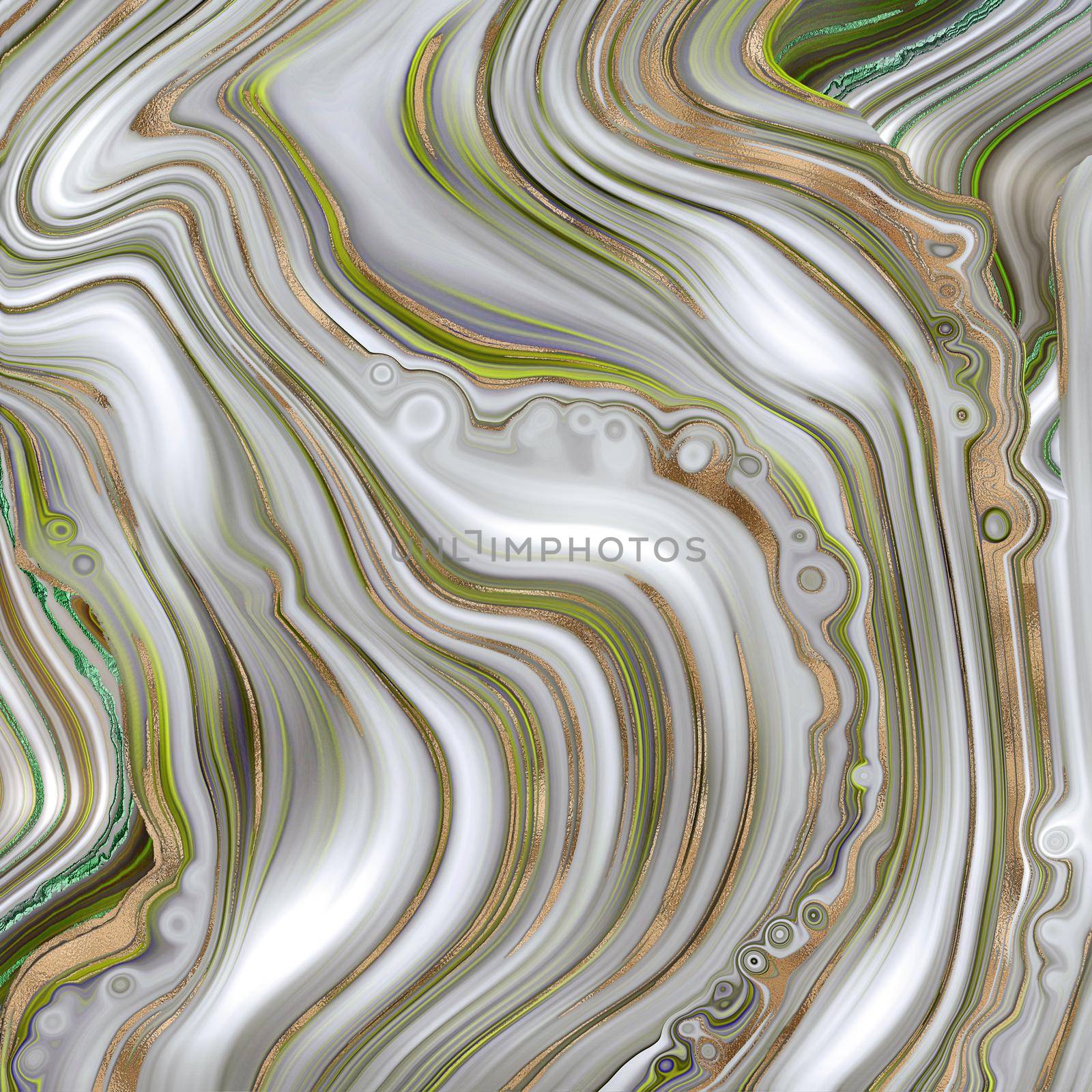 Abstract agate marble in pastel green by NelliPolk