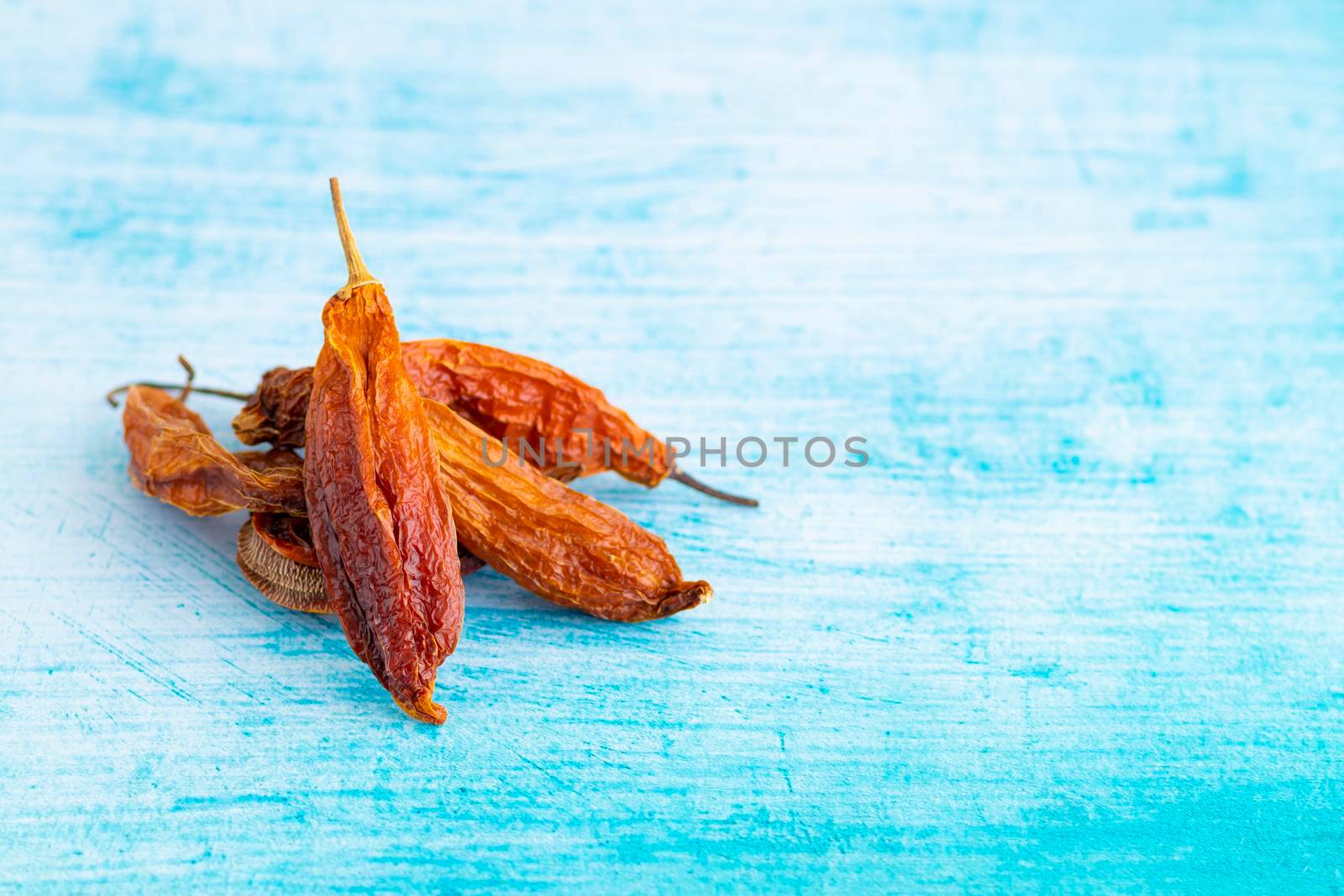 Dehydrated yellow peppers, the main ingredient in Peruvian cuisine