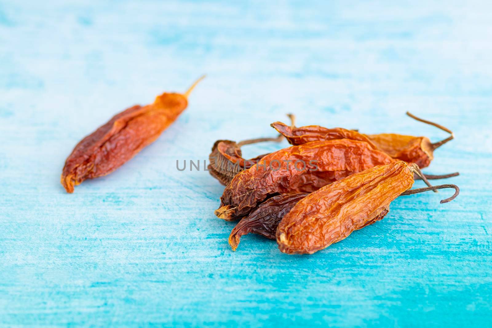 Dehydrated yellow peppers, the main ingredient in Peruvian cuisine