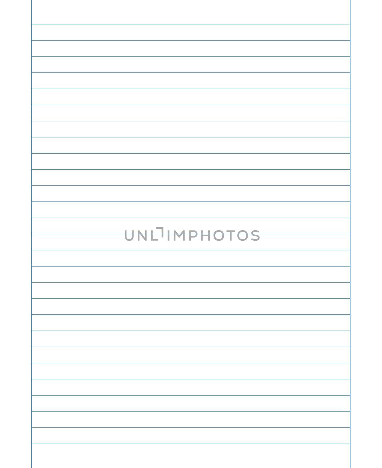 Grid paper. Abstract striped background with color horizontal lines. Geometric pattern for school, wallpaper, textures, notebook. Lined paper blank isolated on transparent background.