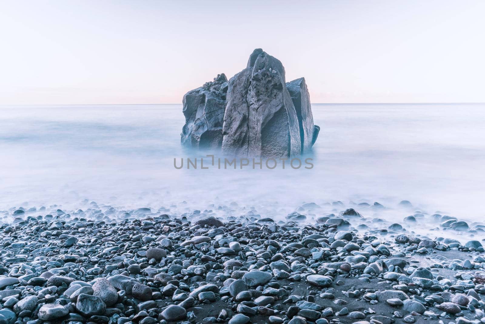 tranquil sea rock by yuriz
