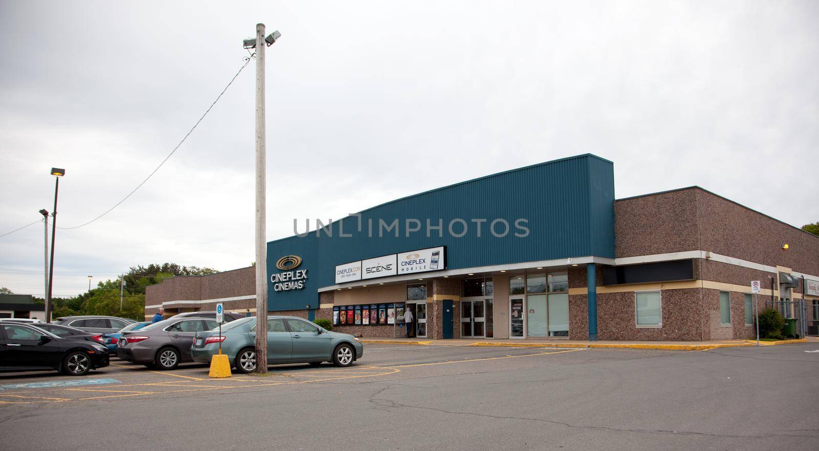 June 4, 2018- New Minas, Nova Scotia: The Cineplex Movie Theatre, which is the only movie theatre in the area