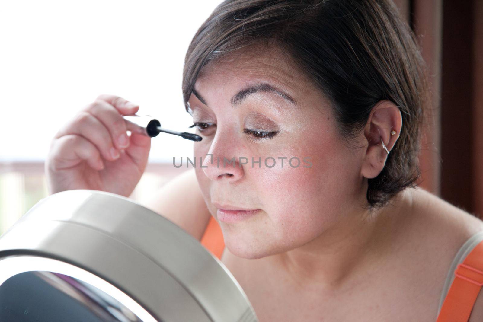 Applying morning mascara  by rustycanuck