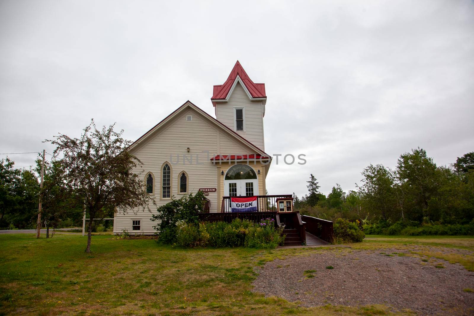august 18, 2019 - bass river, nova scotia - the historic town of bass river has a heritage society museum 