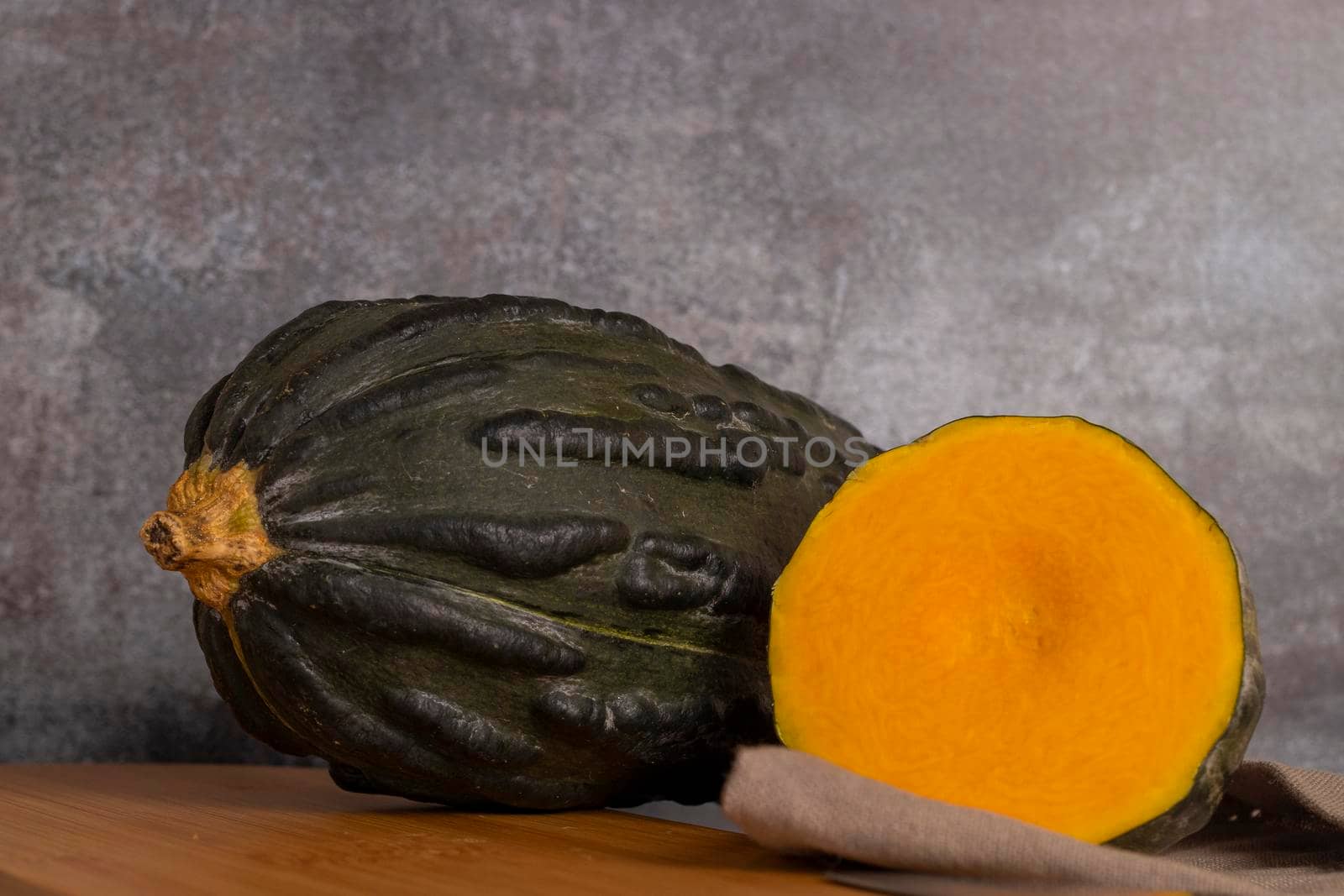 Typical pumpkin from Peru, also called as: Zapallo Loche or Lambayeque. by eagg13