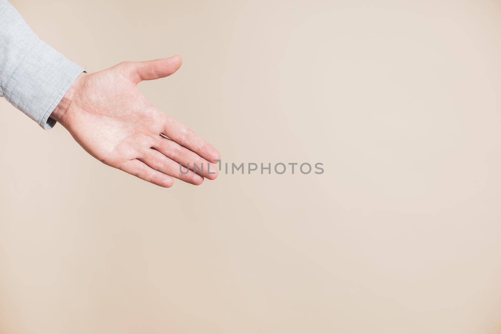 Male hand showing something by Bazdar