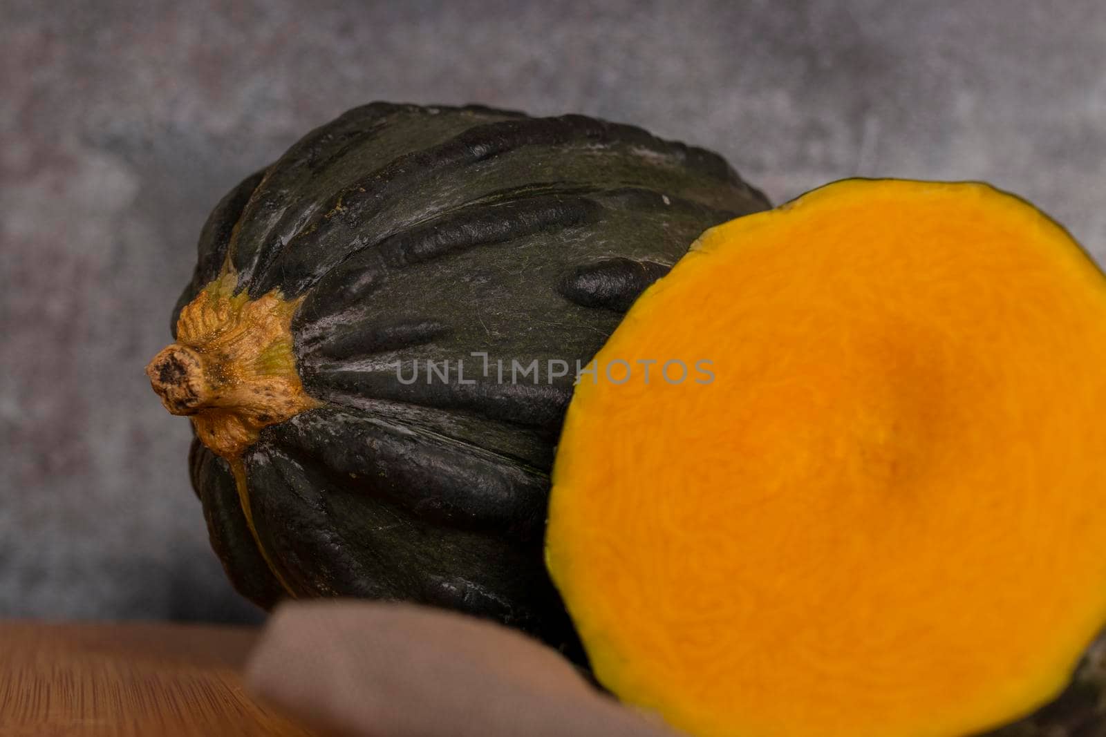 Typical pumpkin from Peru, also called as: Zapallo Loche or Lambayeque.