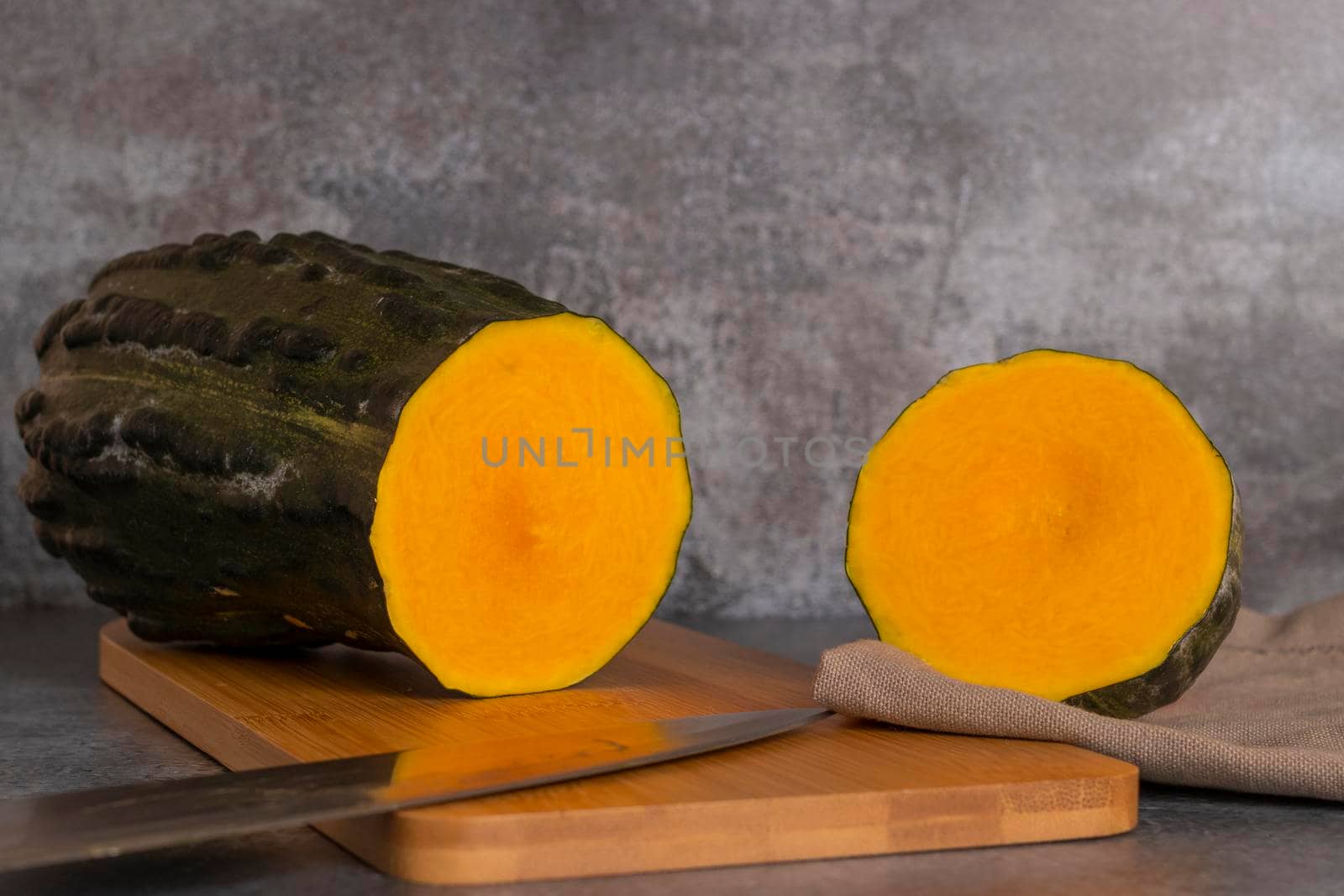 Typical pumpkin from Peru, also called as: Zapallo Loche or Lambayeque.