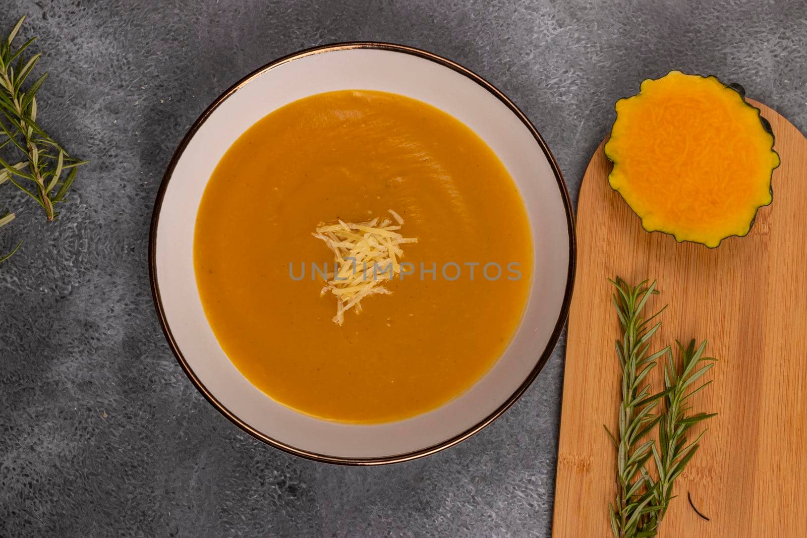 Pumpkin Soup, typical of Peru, also called as: Zapallo Loche or Lambayeque.