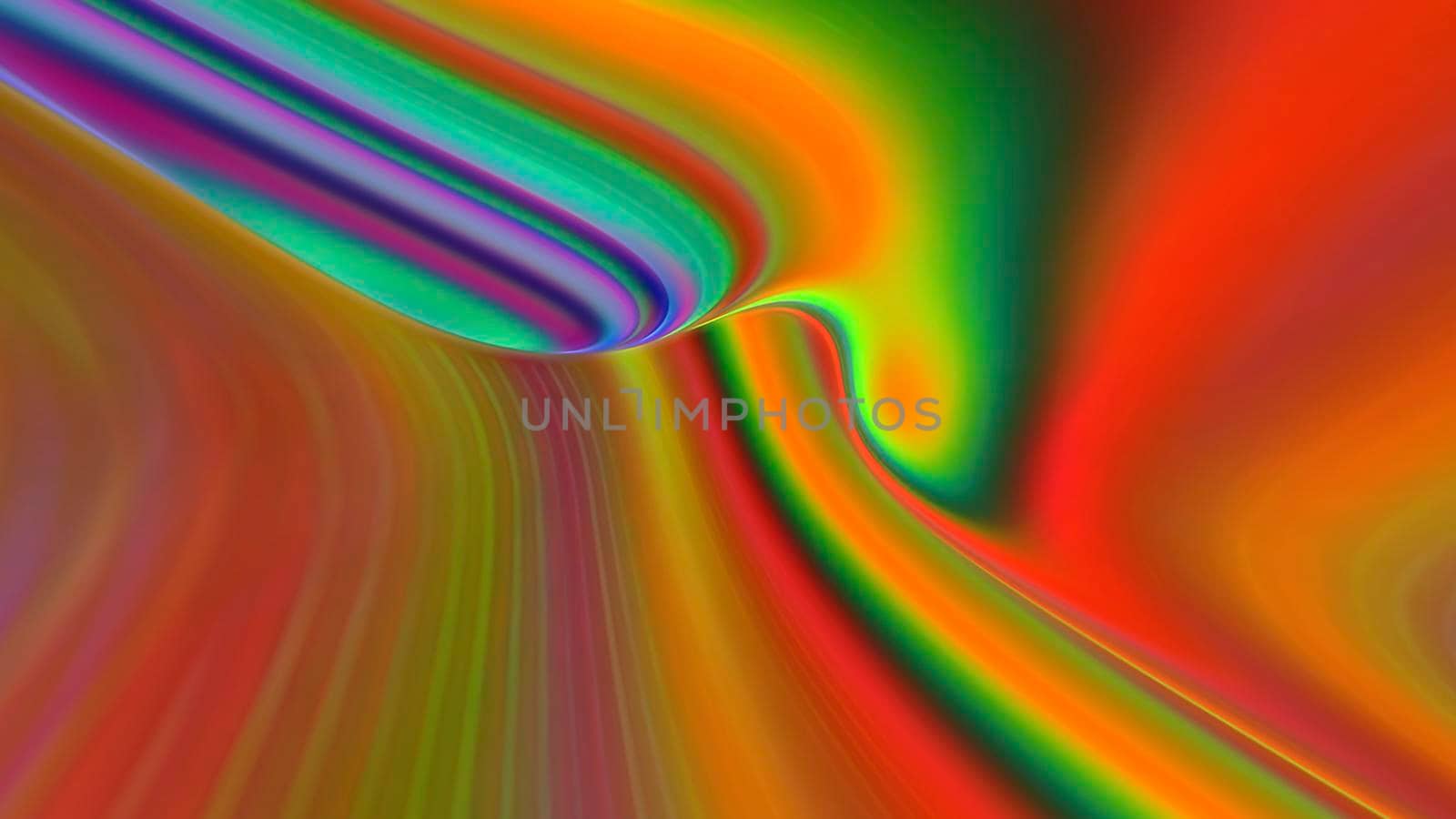 Colorful abstract background with stripes. 3d image