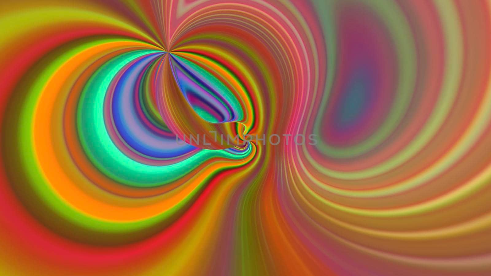 Colorful abstract background with stripes. 3d image