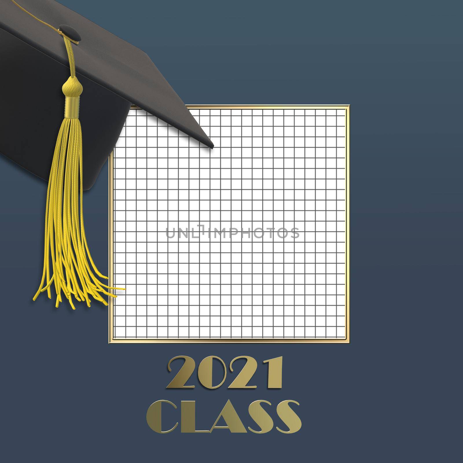 Graduation 2021 cap with tassel by NelliPolk