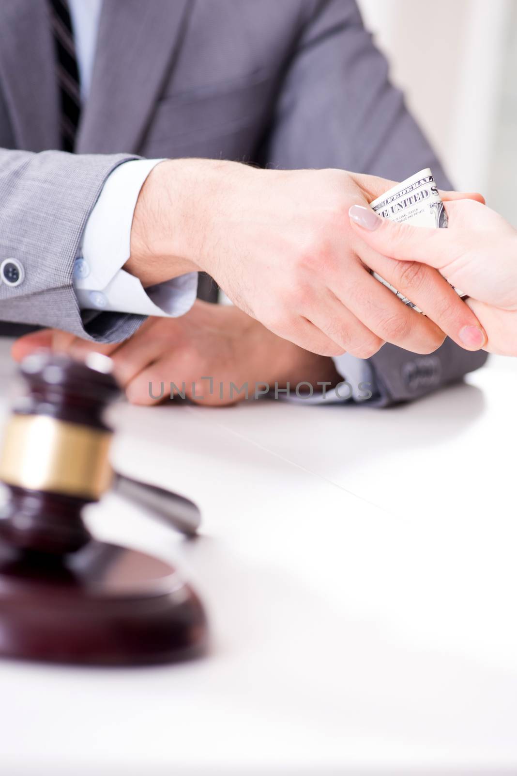 Lawyer being offered bribe for his services