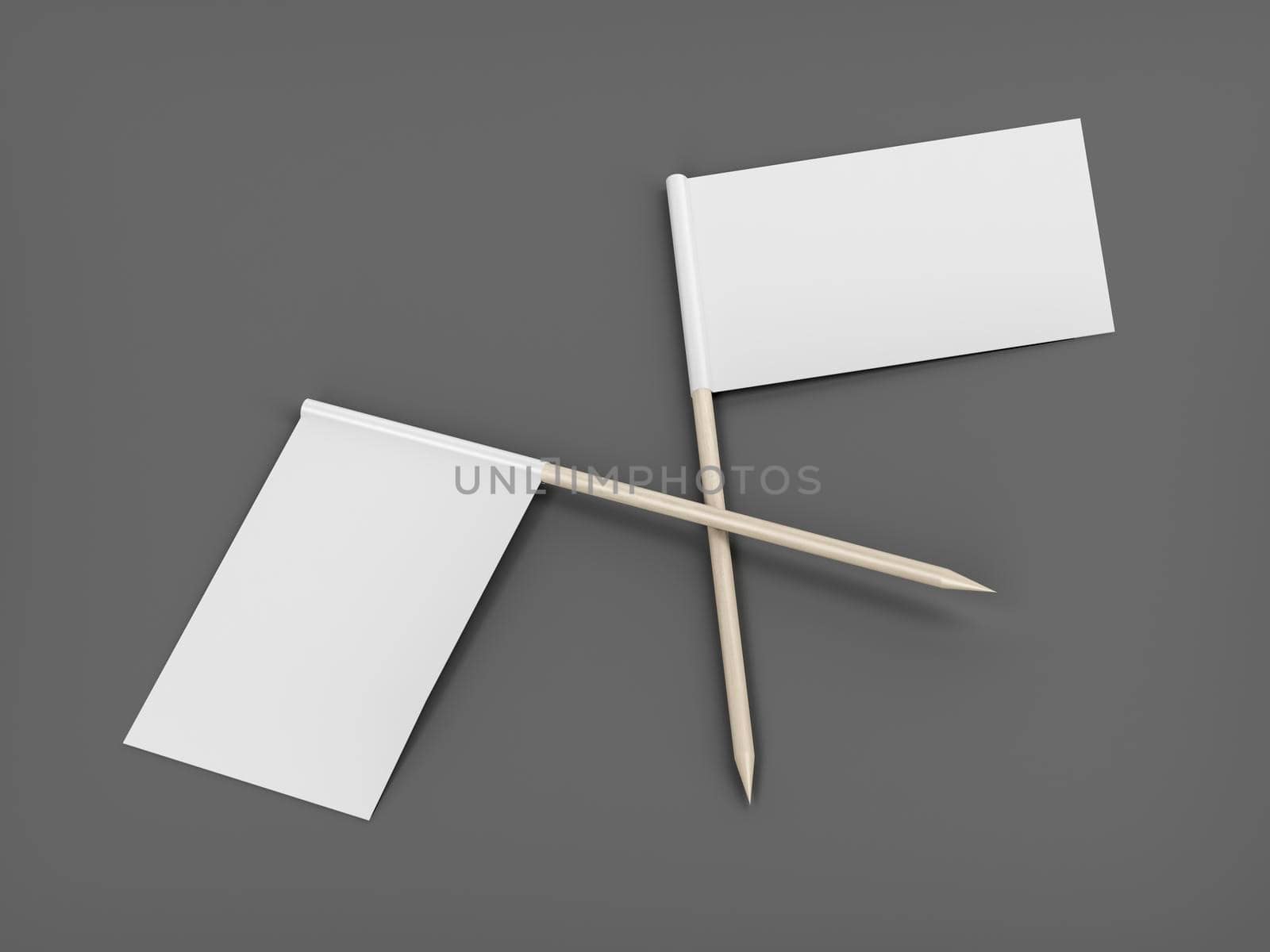 Two toothpick flags by magraphics