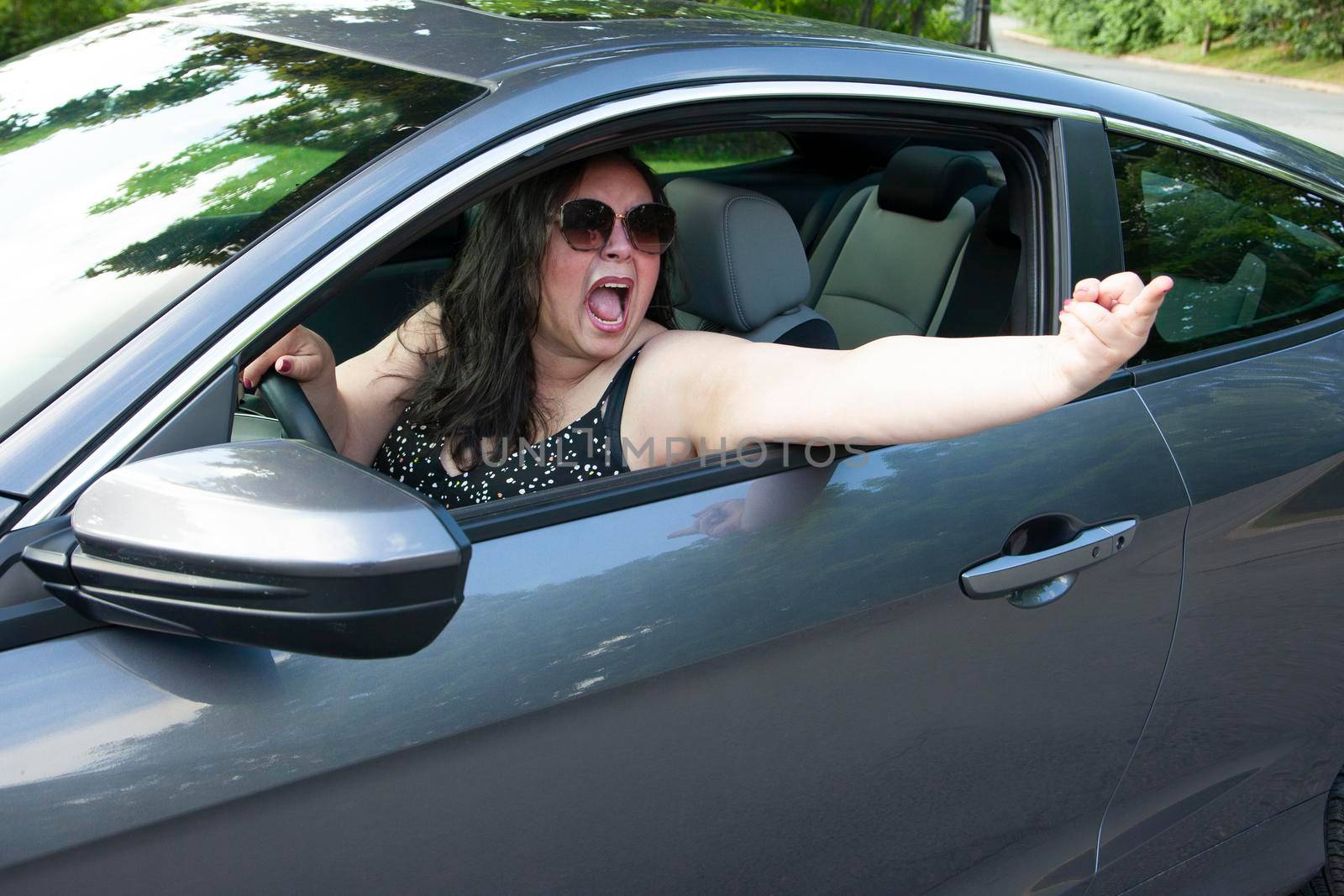 road rage woman by rustycanuck