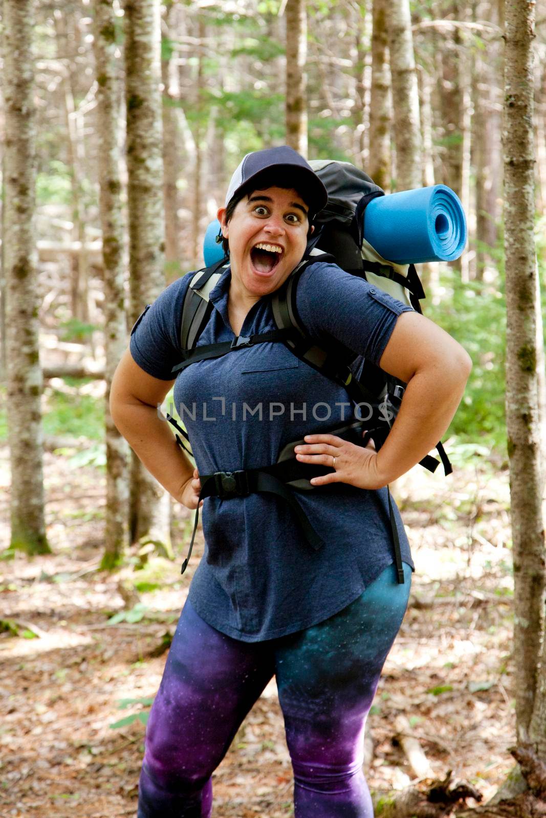 Ecstatic camper or hiker  by rustycanuck