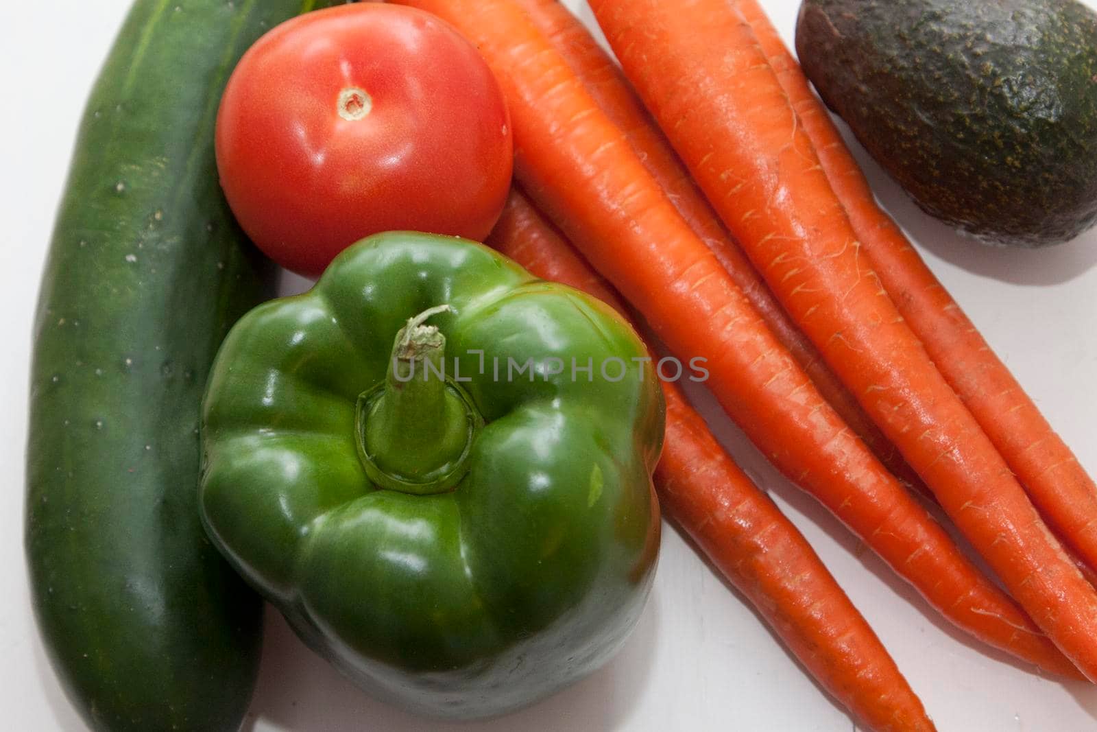 close up colorful veggies  by rustycanuck