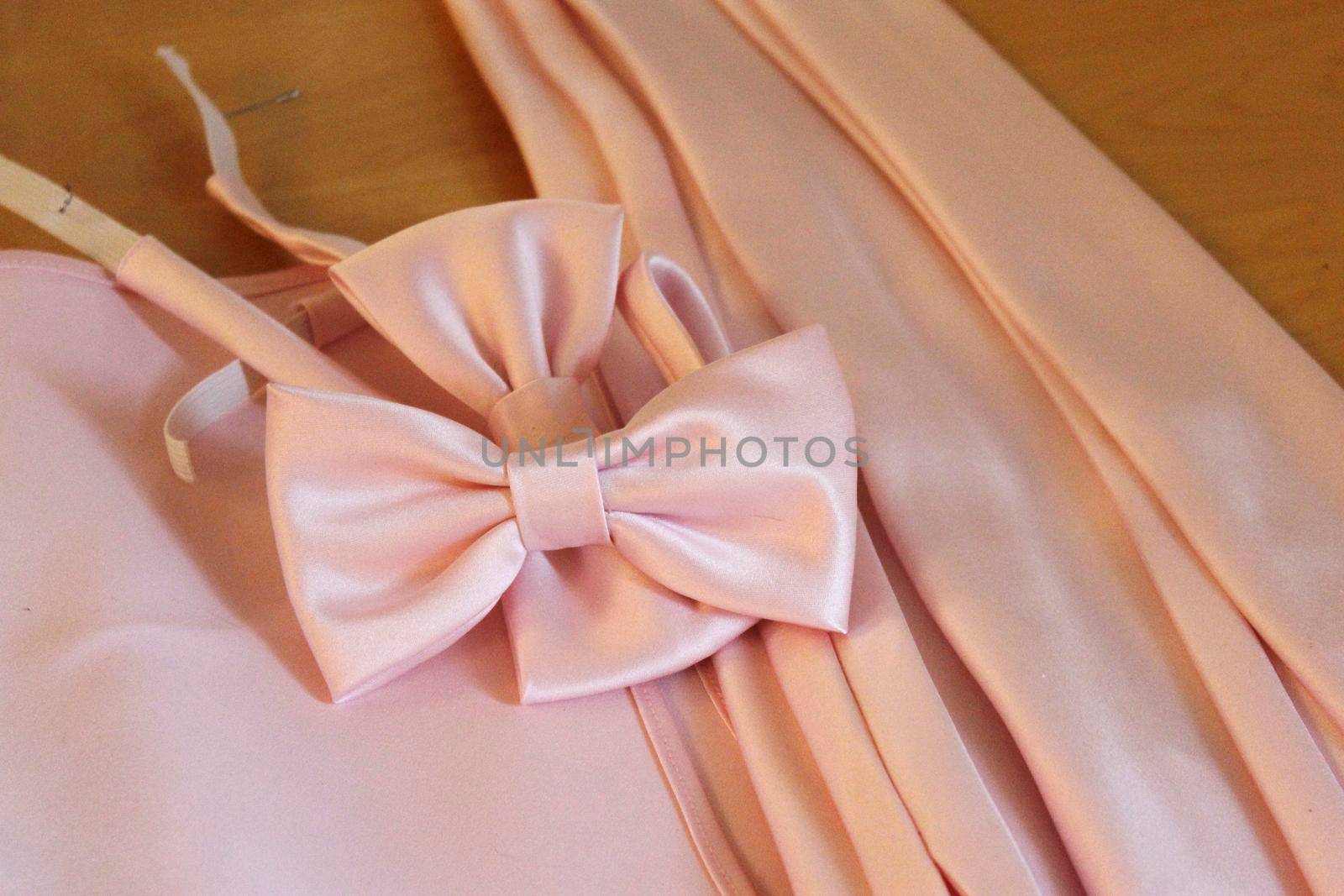 Pink satin ties  by rustycanuck