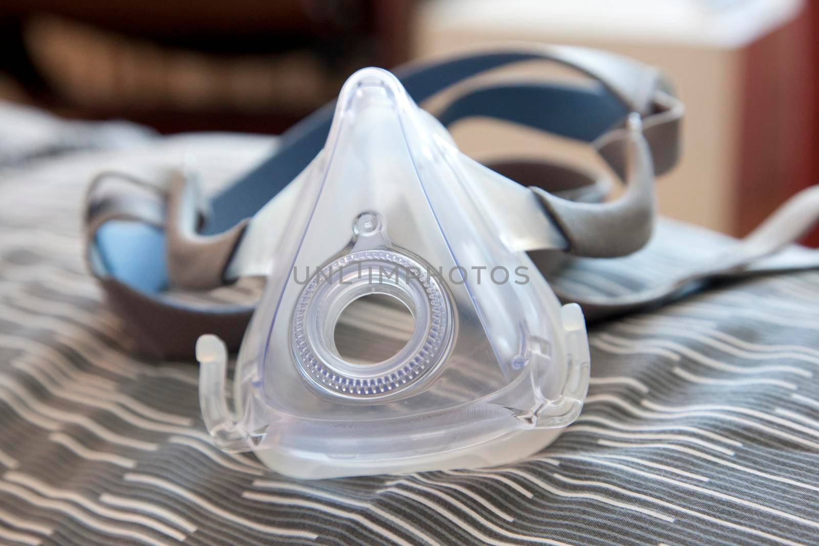   Plastic Mask used for CPAP Patients to help stop snoring 