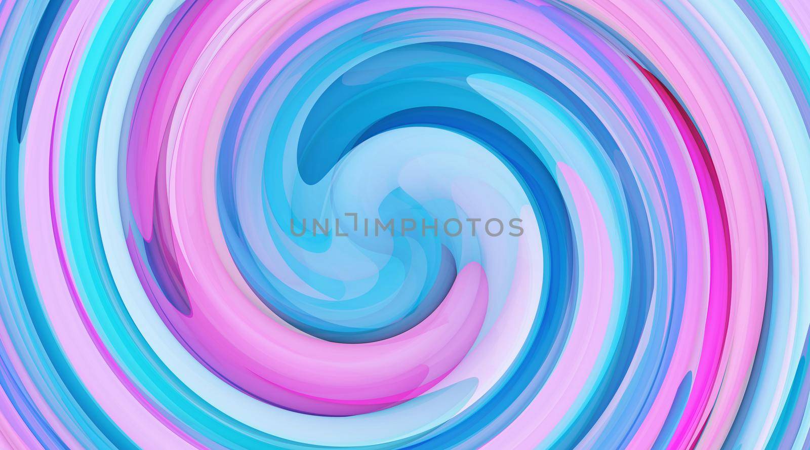 Cartoon Swirly Background in Blue and Purple Swirls