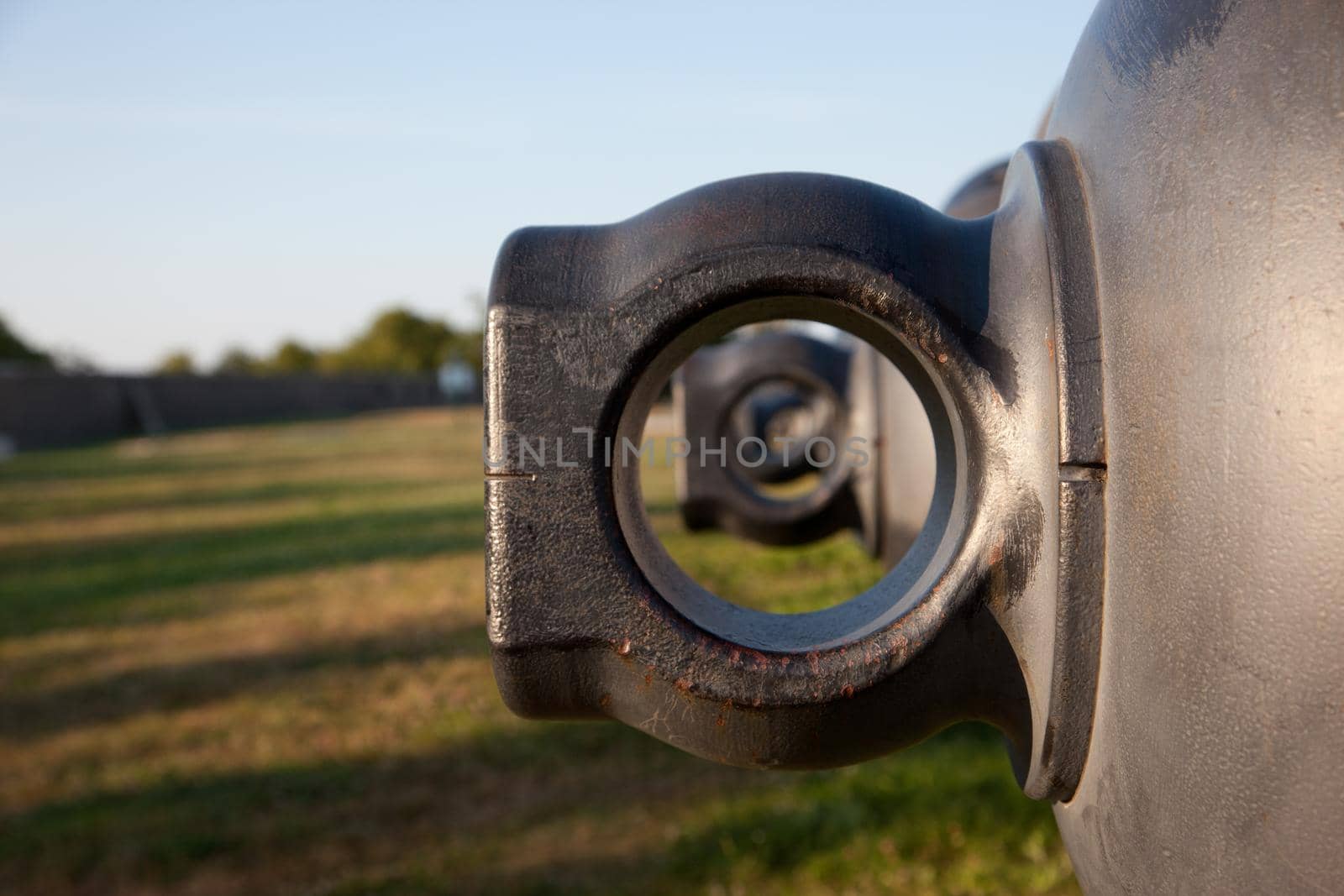 back end of a cannon  by rustycanuck