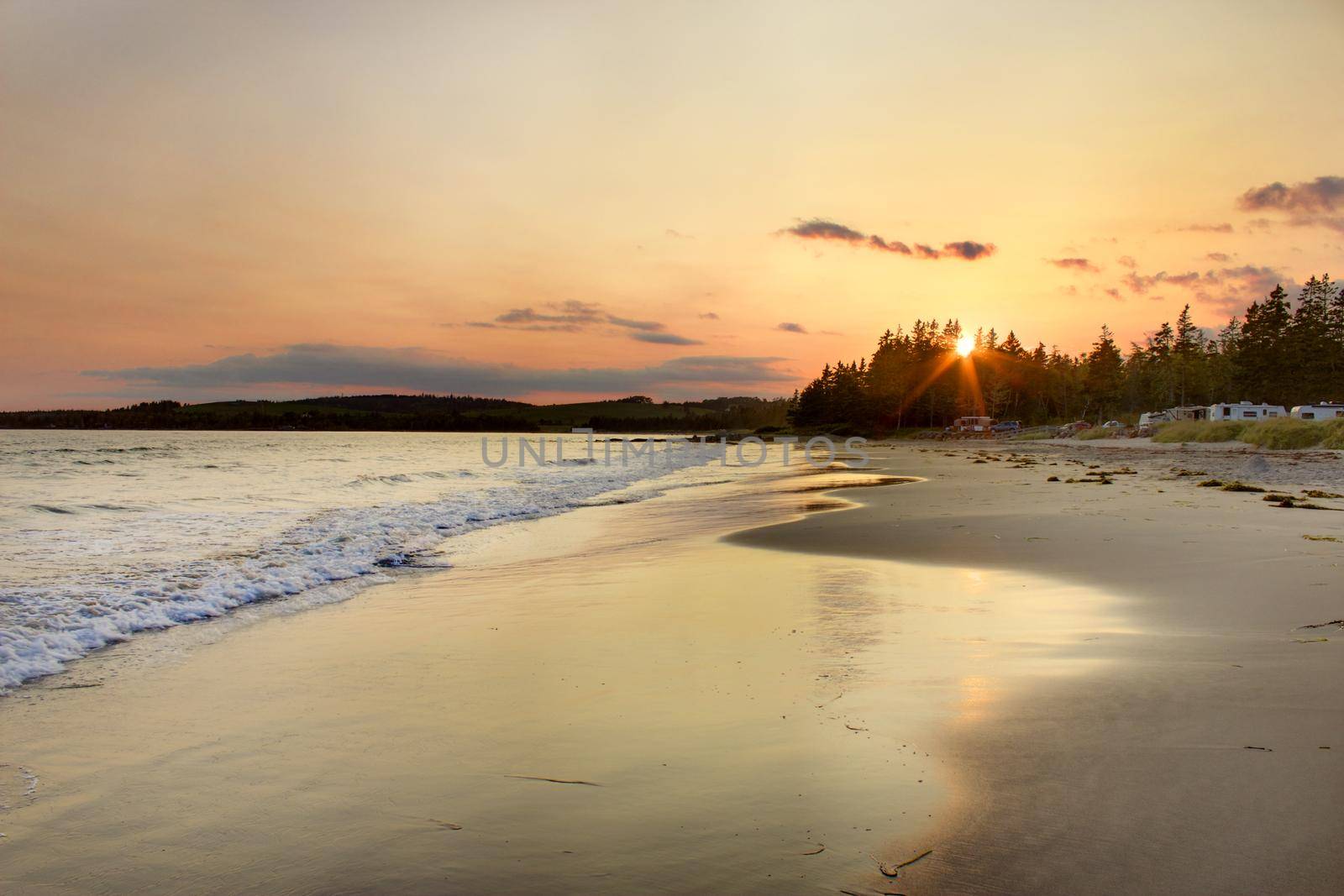 Sunset at Rissers Beach  by rustycanuck