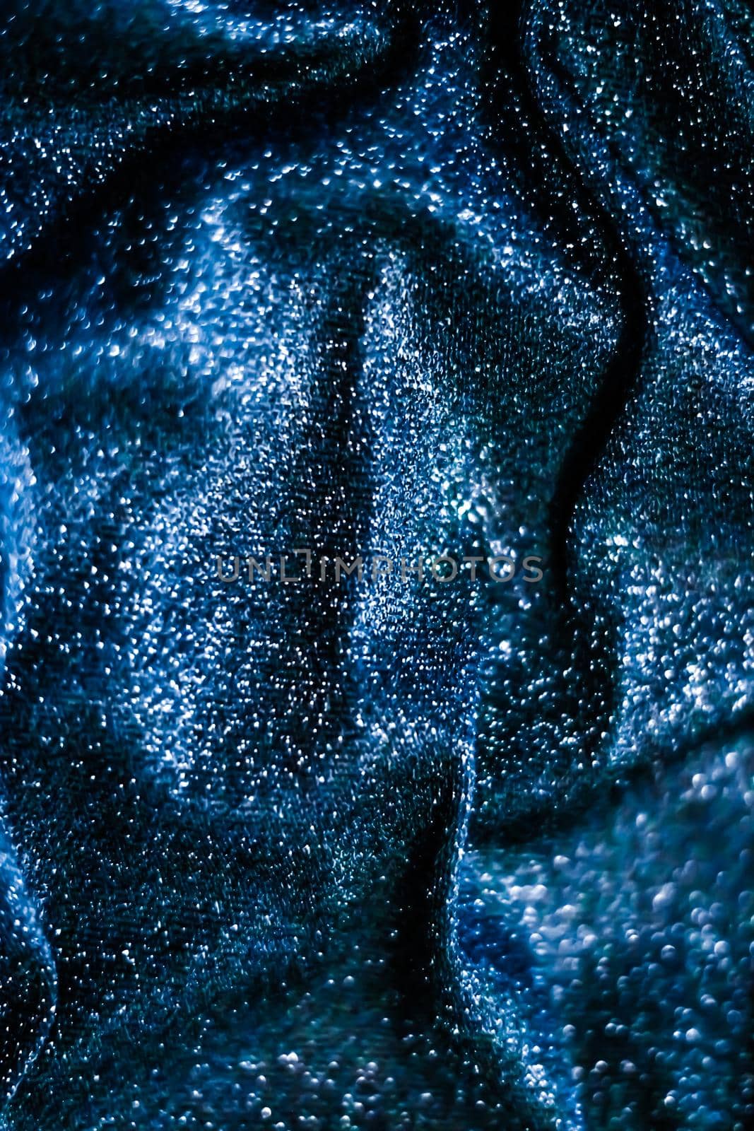 Luxe glowing texture, night club branding and New Years party concept - Blue holiday sparkling glitter abstract background, luxury shiny fabric material for glamour design and festive invitation