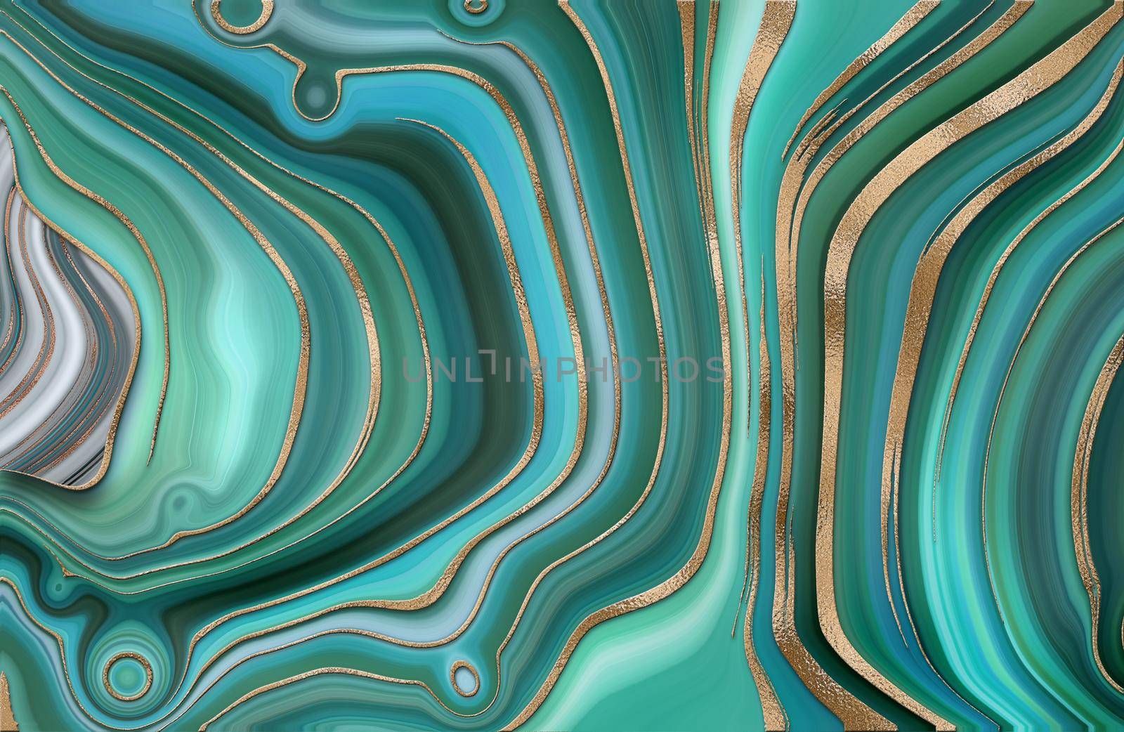 Abstract trendy turquoise green background by NelliPolk