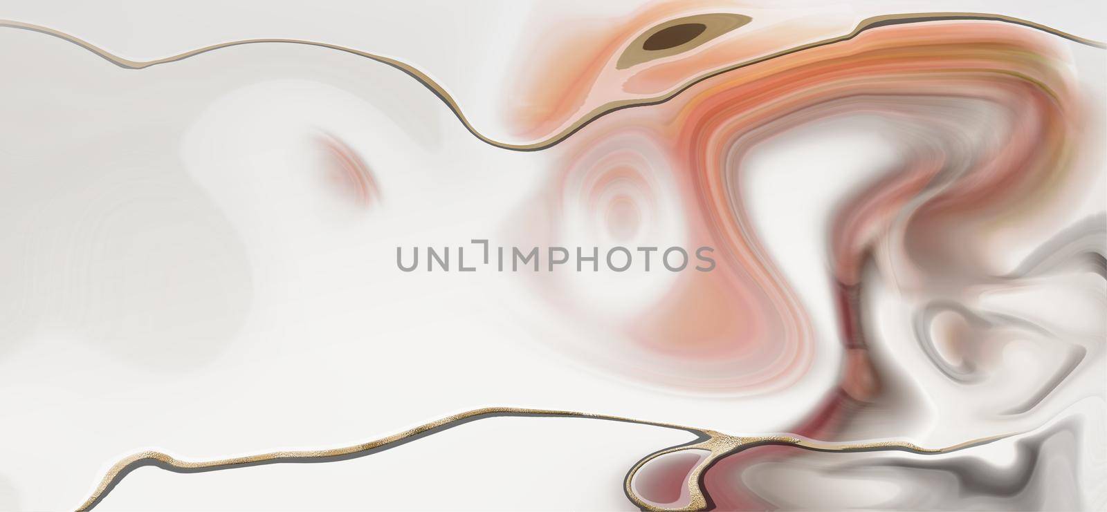 Fluid Shapes, Poster with pastel Waves. Covers. Modern liquid Pattern. Minimalistic horizontal Illustration for Placard, Flyer, Banner, Report, Presentation. Abstract Futuristic Design. Place for text