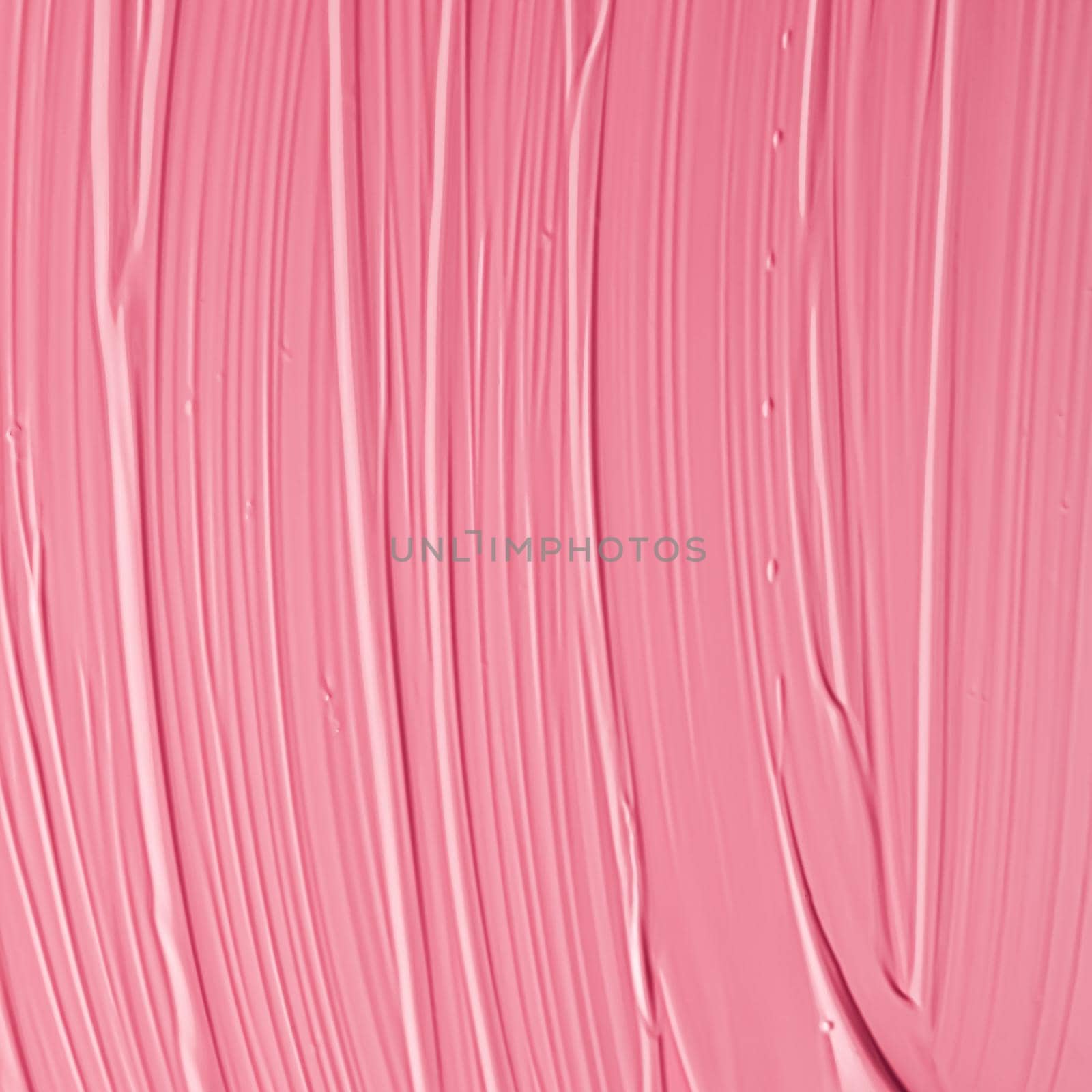 Pink lipstick or lip gloss texture as cosmetic background, makeup and beauty cosmetics product for luxury brand, holiday flatlay backdrop or abstract wall art and paint strokes by Anneleven