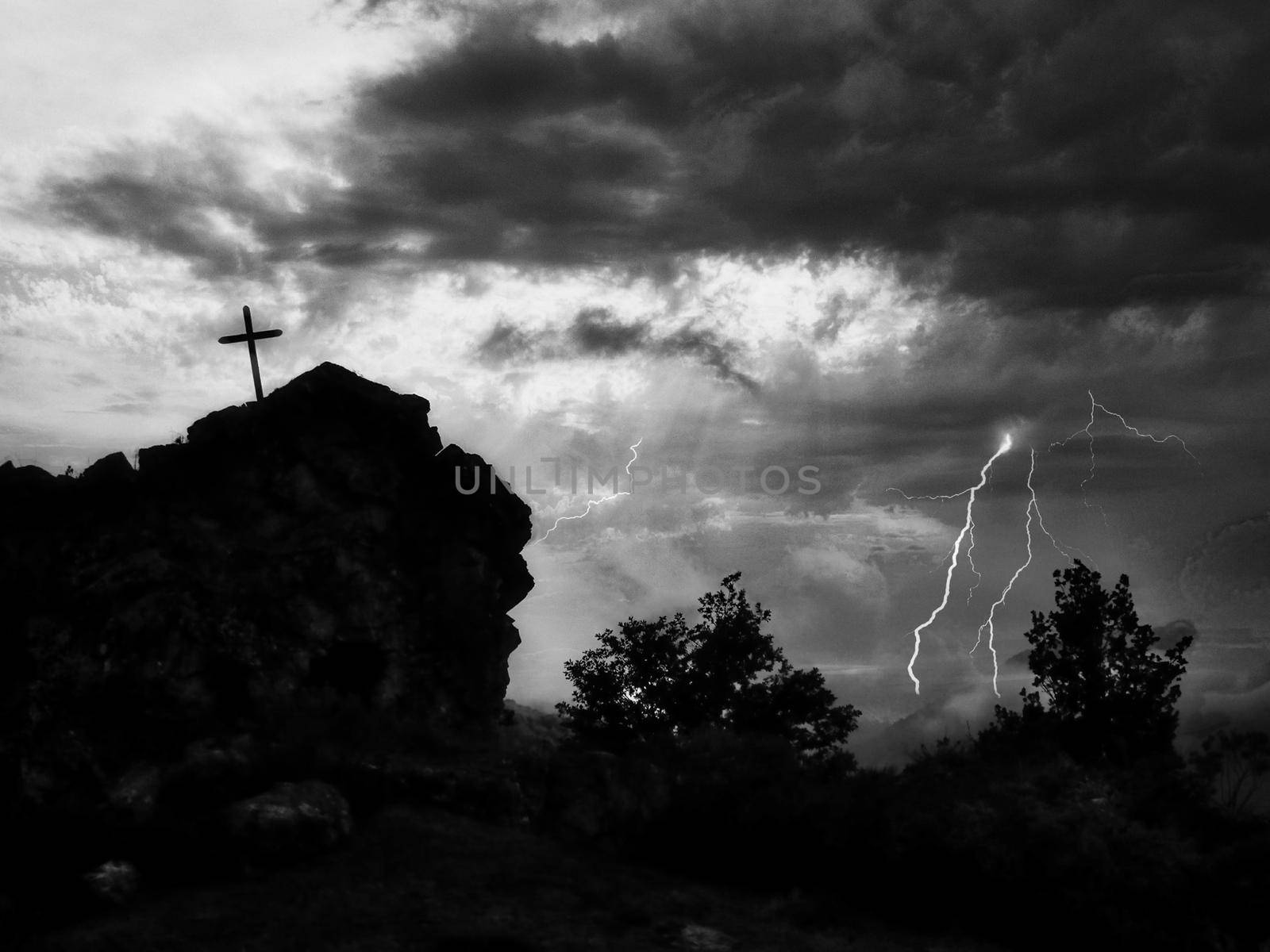 cross in storm by itanu