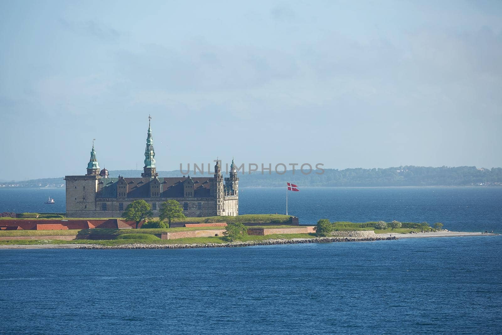Kronborg castle in Helsingor, Denmark.