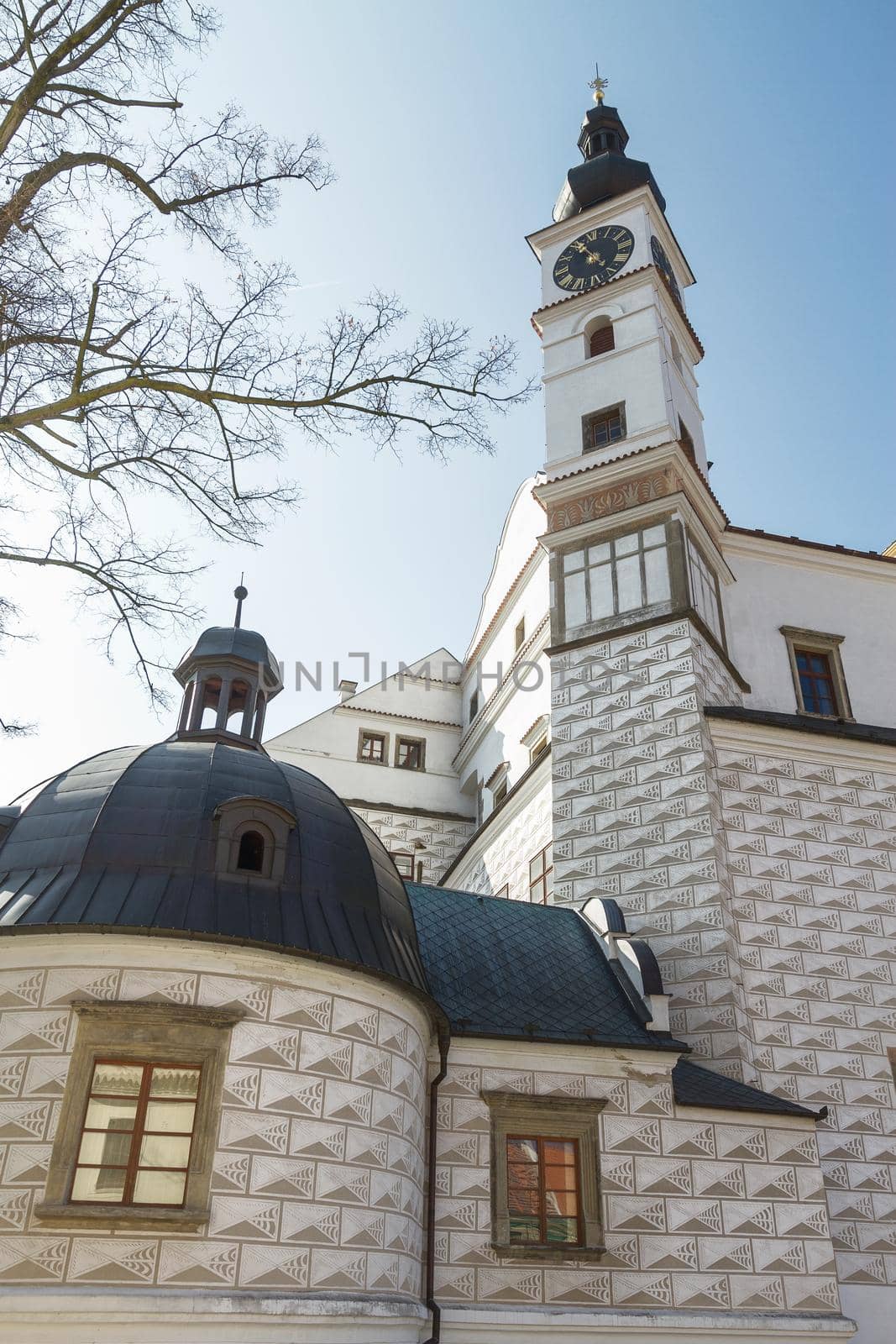 Chateau Pardubice. Museum and Main Dominant of City of Pardubice.